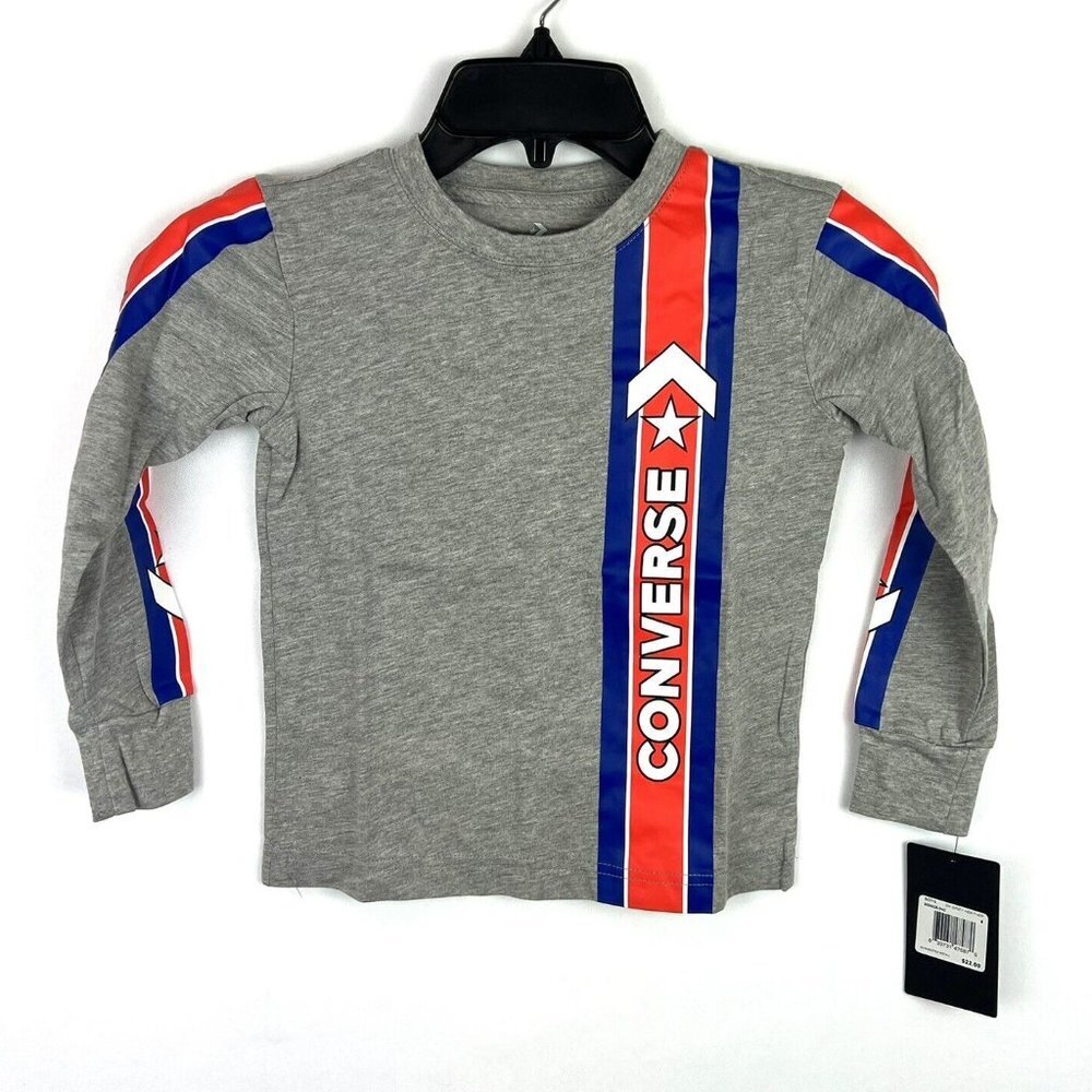 Converse Boy’s Grey Long Sleeve Top Size 4